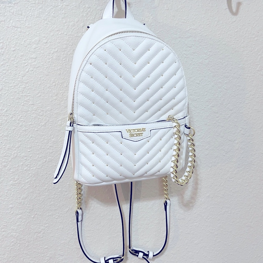 White Victoria’s Secret backpack. Brand new quality